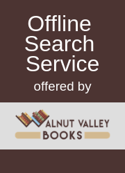 Offline Search Service offered by Walnut Valley Books